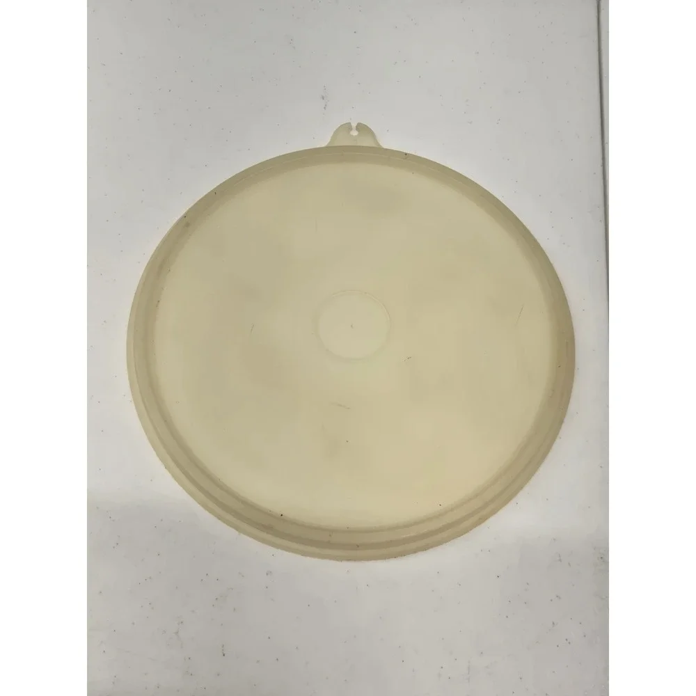 Tupperware Replacement Lid‎ 227-24 Round Seal Sheer White Vintage Kitchenware